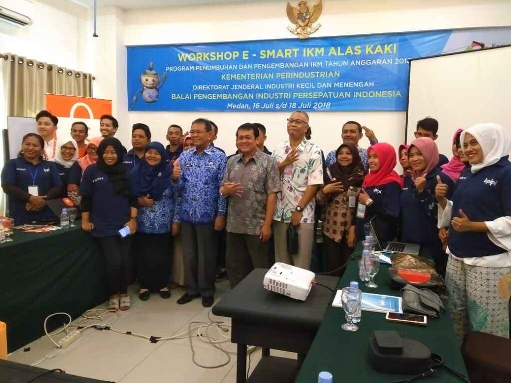 IKM Alas Kaki  Sumatera Utara mengikuti Pelatihan “E-Smart”
